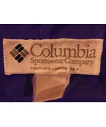 WOMENS COLOMBIA DOWN FILL SPORTS WEAR COAT JACKET WINTER EXACT MEASUREMENTS - $37.63 CAD