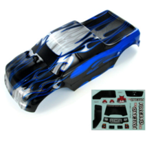 Redcat Racing 1/10th Truck Body(Black/Blue)(1pc) 88049-BL - $23.33