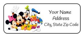 30 Personalized Mickey mouse and Pals return address labels,disney,stick... - £9.43 GBP