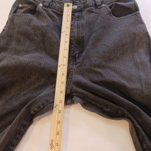 Riders Womens Size 14L Black Straight Leg High Rise Denim Jeans Measured 30x32.5 image 10