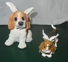 Stone critters beagle angel figurine and ornament  - $23.70