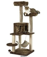 Kitty Power Paws-Cat Condo 19.3&quot;Lx19.3&quot;Dx52.4&quot;H Scratching Posts Resting... - £60.56 GBP