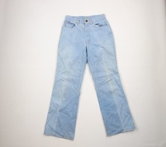 Vintage 70s Streetwear Womens 8 Distressed Flared Wide Leg Bell Bottoms ... - £55.37 GBP