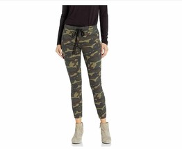  cover girl Women&#39;s Army Style Camo Print Skinny Button Jogger, Camo Gre... - $14.69