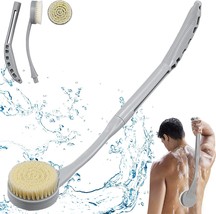 Back Brush Long Handle for Shower, 20.5 Back Bath Brush for Shower, Back Scrubbe - £28.77 GBP