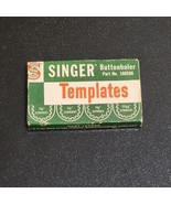 VTG Singer Buttonholer Templates Set Of 4 Part No. 160506 in Original Bo... - $14.70