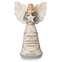 Pavilion Gift Company 82375 Celebration of Retirement Angel Figurine, 6-1/2&quot;, Si - $53.99