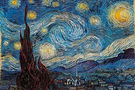 Starry Night Poster Van Gogh - $115.36 MXN