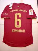 Joshua Kimmich Bayern Munich Oktoberfest Match Slim Red Soccer Jersey 2022-2023 - £79.93 GBP