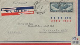 ZAYIX United States C24 Feb 1940 Cleveland to Germany Censor Opened 0923... - $50.00