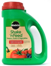 Miracle Gro 4.5 Lb Shake N Feed Tomato Fruits Vegetables Plant Food With Calcium - £36.76 GBP