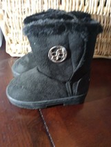 Bebe Black Size 8 Toddler Boots - £35.72 GBP