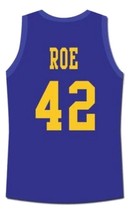 Ricky Roe Western University Basketball Jersey Blue Chips Movie Blue Any Size image 2