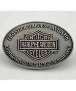 Frontier Harley Davidson Vest Pin Lincoln Nebraska HD Lapel Cap Jacket - £8.13 GBP