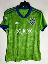 Adidas Women&#39;s MLS Jersey Seattle Sounders Team Green sz L - £6.70 GBP