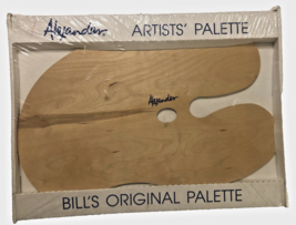 Bill Richardson PBS New Original Artist Wooden Palette Vintage 23&quot; x 16&quot;... - £23.26 GBP