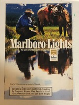 1994 Marlboro Lights Cigarettes Vintage Print Ad Advertisement  pa31 - £6.10 GBP