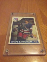 1985-86 Topps #123 Tomas Sandstrom ROOKIE Hockey Card new york  RANGERS nice - £3.08 GBP