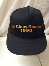 trucker / baseball cap Hat ALL CLASS REUNION 1990 vintage Mesh Snapback - £31.96 GBP