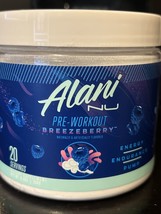 New Alani Nu Pre-Workout Powder Breezeberry 6.8oz 20 Servings Exp 07/24 - £21.93 GBP
