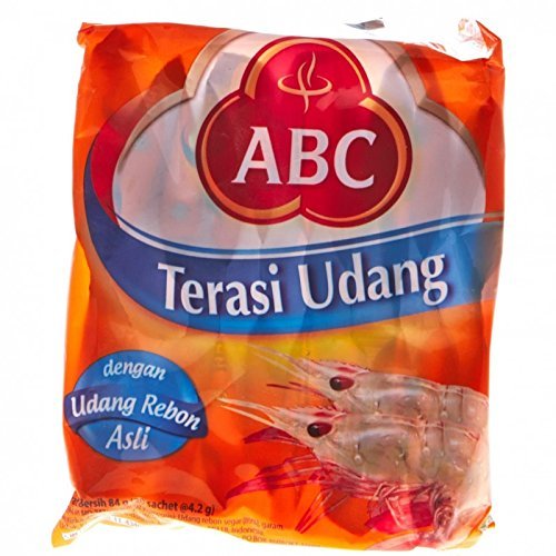 ABC Terasi Udang Shrimp Paste Balacan single use type 20 pcs x 4.2 Gram (2 pack) - $26.91