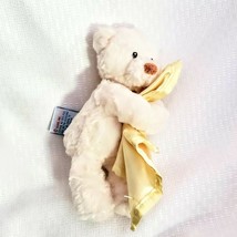 Baby Gund 58428 God Bless Baby Musical Glory Mini Teddy Bear Cream Yellow Toy 6&quot; - £38.60 GBP