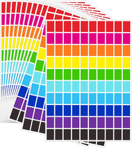 Colored Labels 2500 Pcs - 10 Color Stickers 1/2&quot; X 3/4&quot; Price Sticker fo... - $196.40 MXN