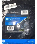 INLAND VGA HD15 M/M MALE TO MALE 10’  BLACK CABLE AHEI - $7.89 CAD