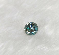 4.85Ct Greenes Blue Loose Real Moissanite Size 11 mm Wholesale Certified - £52.89 GBP