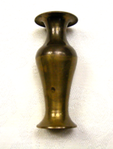 Vintage Two-Toned Brass Bud Vase 5-e - $183.60 MXN