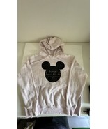 Walt Disney Women&#39;s Hoodie Leg Mickey &quot;It&#39;s Kind Of Fun To Do The Imposs... - $23.02 CAD