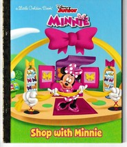 Shop With Minnie (Disney Junior: Mickey Mouse Clubhouse) Little Golden Book - £4.58 GBP
