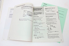 SONY LCD WEGA Color TV 2004 Operating Instruction Booklet KLV-32M1 Manual - $8.40