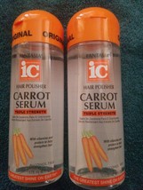 2 Pack Fantasia Ic Hair Polisher Carrot Growth Serum 6.0 Oz - £18.88 GBP