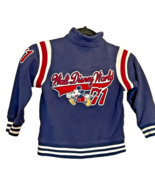 VTG Walt Disney World 71 Mickey Mouse Zip Jack Blue Red White Youth Small - $38.95