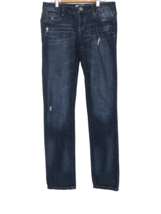 Aeropostale Bayla Skinny Women&#39;s Jeans Size 5/6 Regular Distressed Dark Wash - £15.63 GBP