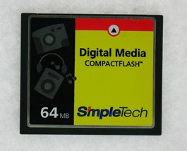 Simpletech 90000-01060-102 64MB COMPACT FLASH - £8.12 GBP