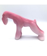 Airedale Terrier Pink Figurine Glass Stone Branded HCA End Of Day 83 of 450 - £196.12 GBP