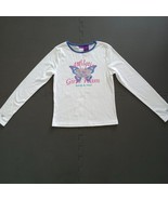 Dreema VTG Y2K Shirt Girls 14 Long Sleeve Casual Top Butterfly Print Gli... - $18.11 CAD