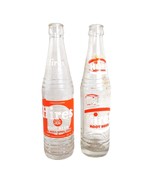 Set 2 Vintage 1950s-60s HIRES Root Beer 10oz ACL Glass Soda Bottles MCM ... - £14.43 GBP