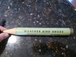 PETERS WEATHER BIRD SHOES Premium Vintage Pencil Holder / Case EARLY EPH... - $43.56