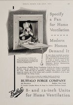 1931 Print Ad Buffalo Forge Co. Fans for Home Ventilation Made in Buffalo,NY - £18.27 GBP