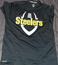 NIKE Pittsburgh Steelers shirt Mens Large Dri-Fit NFL Team Apparel NFL - £11.55 GBP