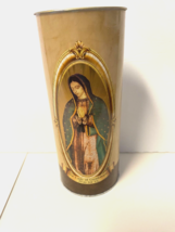 Our Lady of Guadalupe 5.75&quot; Devotional Candle, New - £3.85 GBP