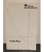 Texas Instruments TI-83 Plus Graphing Calculator Guide Book Manual Only - £8.86 GBP