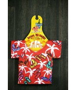 Aloha! Dress To Chill Can Bottle Flip Flop Palm Trees Luau Hawaiian Shir... - £3.92 GBP