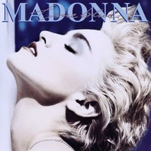 MADONNA True Blue BANNER 2x2 Ft Fabric Poster Tapestry Flag album cover art - £17.34 GBP