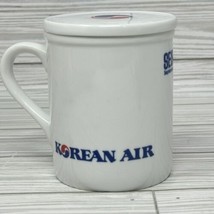 Vintage 1988 Seoul Korean Air Advertising Mug Summer Olympics Equestrian Horse - £12.44 GBP