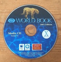 Homeschool Software World Book Ed Encyclopedia 2003 CD 7.0 or 7.2 Mac OS X - $7.99