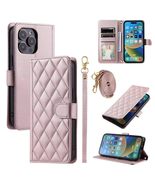 for iPhone 13 Pro (6.1 inch) (Color: Black) Leather Wallet Strap Removab... - $120.00